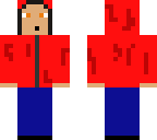 red hoodie