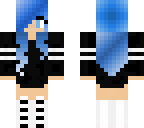 blue hair girl