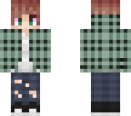 green flannel boy