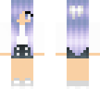 purple hair girl