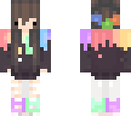 rainbow chibi girl