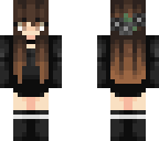black flower crown