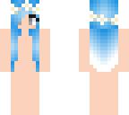 blue flower girl base