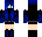 blue ninja girl