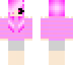 girl with  a croppeted eye