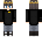 king in black and gold