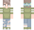 young boy in green