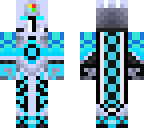 3d blue knight
