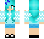 blue girl