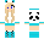 blue panda