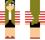 edited stripy hoodie girl