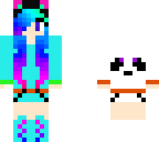 galaxy blue panda