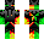 green and red