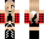 kitty red plaid girl
