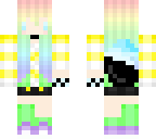 pastel wolf girl