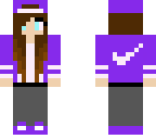 prurple nike girl