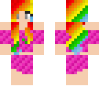 rainbow hair gurl
