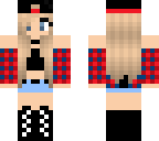 red and blue plaid