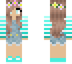 aqua overalls