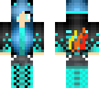 blue fire girl