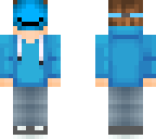 blue guy with mask