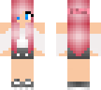casual pink hair girl