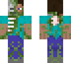 decaying zombie steve