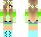 green hot girl