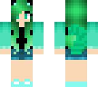 mint cat girl