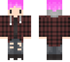 pink hair boy