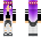 purple hair girl