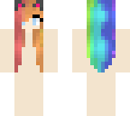 rainbow cat girl
