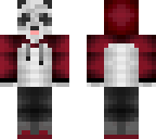 red hoodie panda
