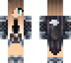 2 different eye's wolf guard girl