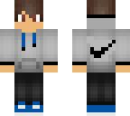 blue and black nike boy