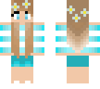 blue cute girl