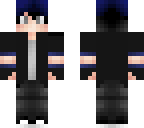 blue haired boy