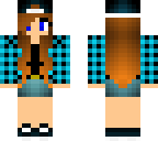 cool blue girl