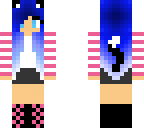 fall cat girl