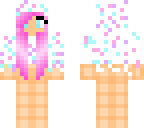 ice cream girl for my friend choc