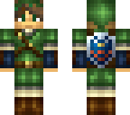 link with brown hair