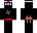ninja and iron block