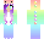 pastel rainbow dino