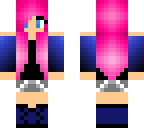 pink haired girl
