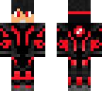 red cyborg gamer