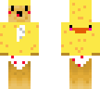 baby potato girl in a easter chick costume