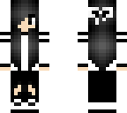 black hair emo girl
