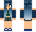 blue girl