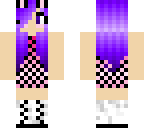 cute checkered bunny girl