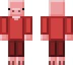 ginger blocky pig